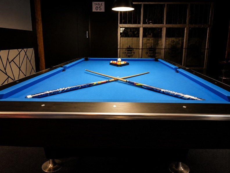Professional Billiards Setup